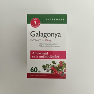 Interherb Galagonya kapszula 60 db